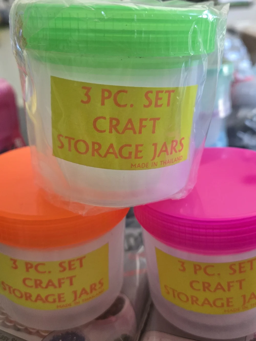 Stackable Craft Organizer in Pink and Purple